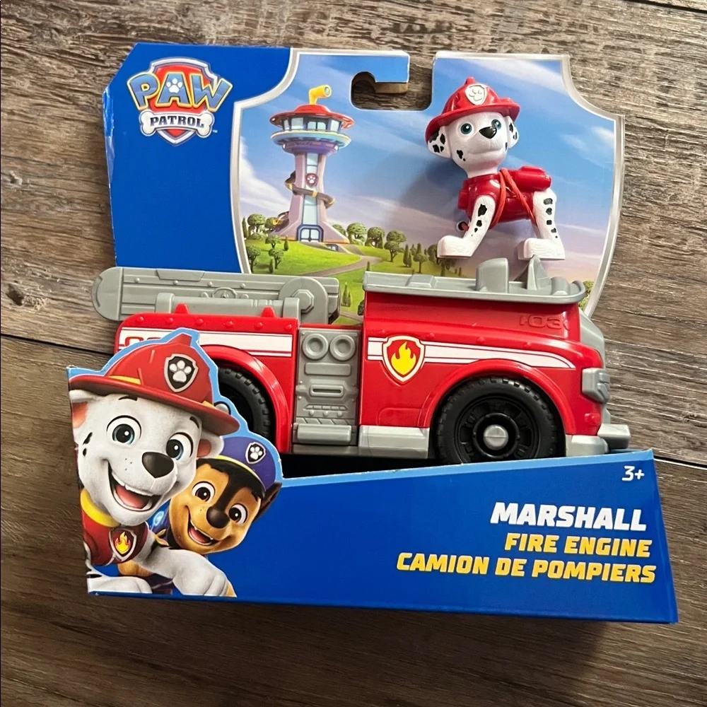 NEW PAW Patrol, Marshall’s Firetruck with Figure, Toys